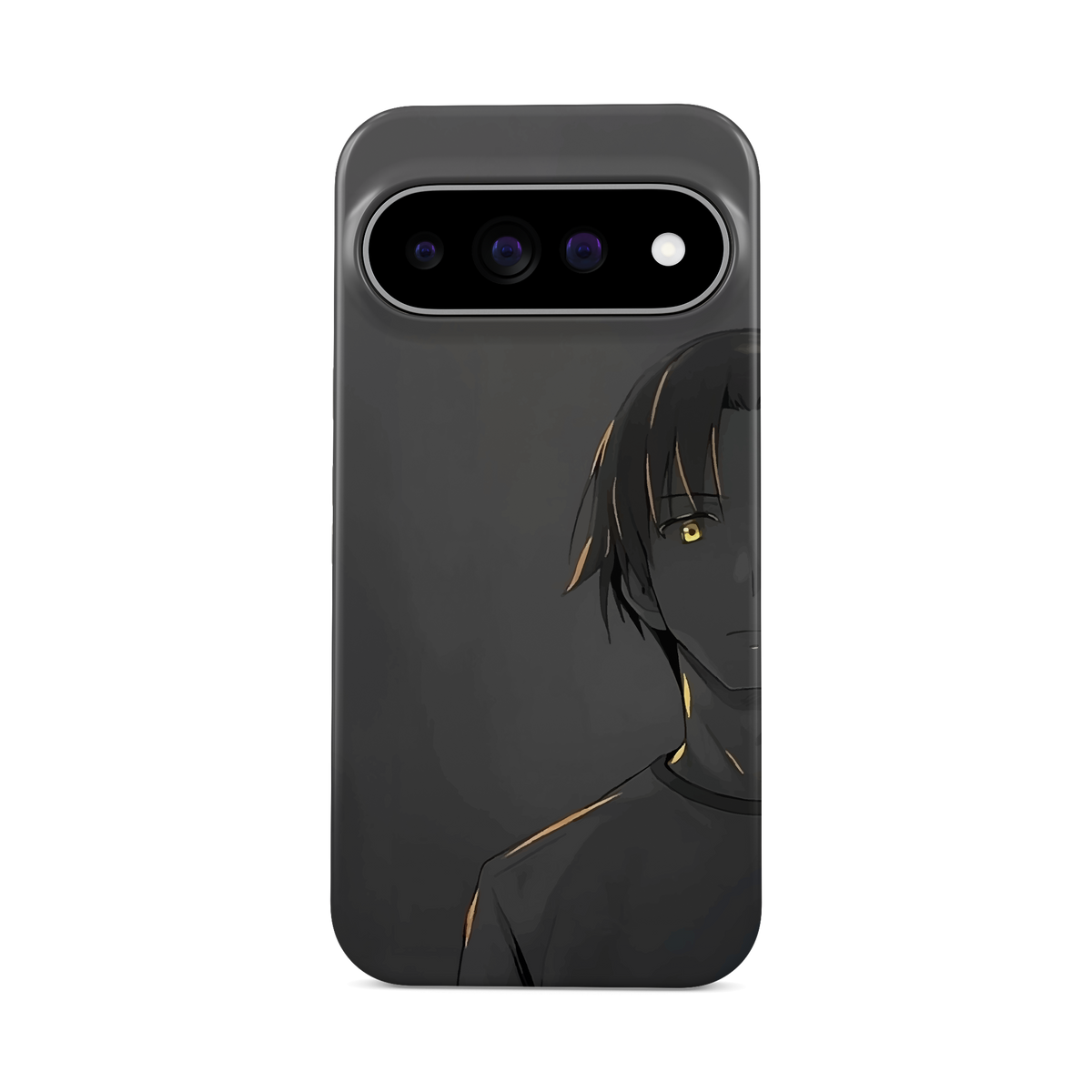 Google Pixel 11 Pro XL | No Feelings | Kiyotaka Ayanokoji phone case, front view.