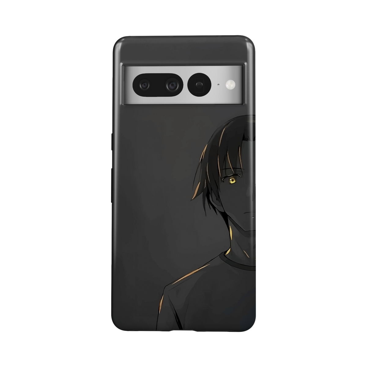 Google Pixel 7 Pro | No Feelings | Kiyotaka Ayanokoji phone case, front view.