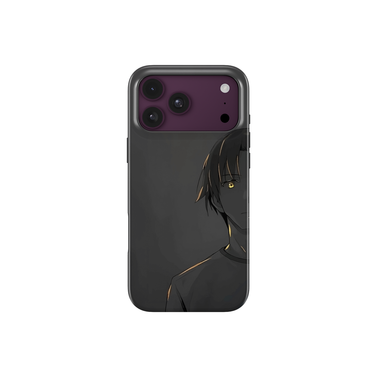 iPhone 18 Pro | No Feelings | Kiyotaka Ayanokoji phone case, front view.