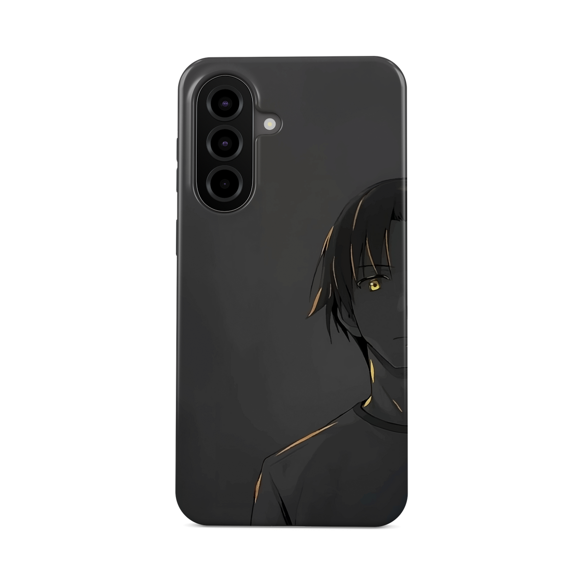 Samsung Galaxy A57 | No Feelings | Kiyotaka Ayanokoji phone case, front view.