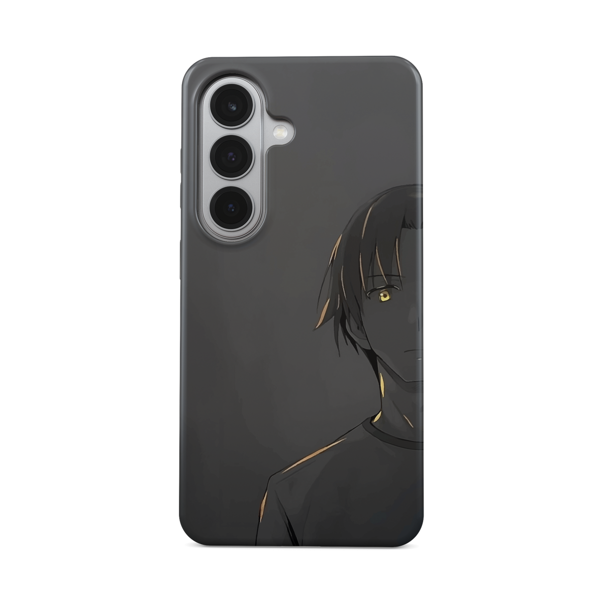 Samsung Galaxy S26 Plus | No Feelings | Kiyotaka Ayanokoji phone case, front view.