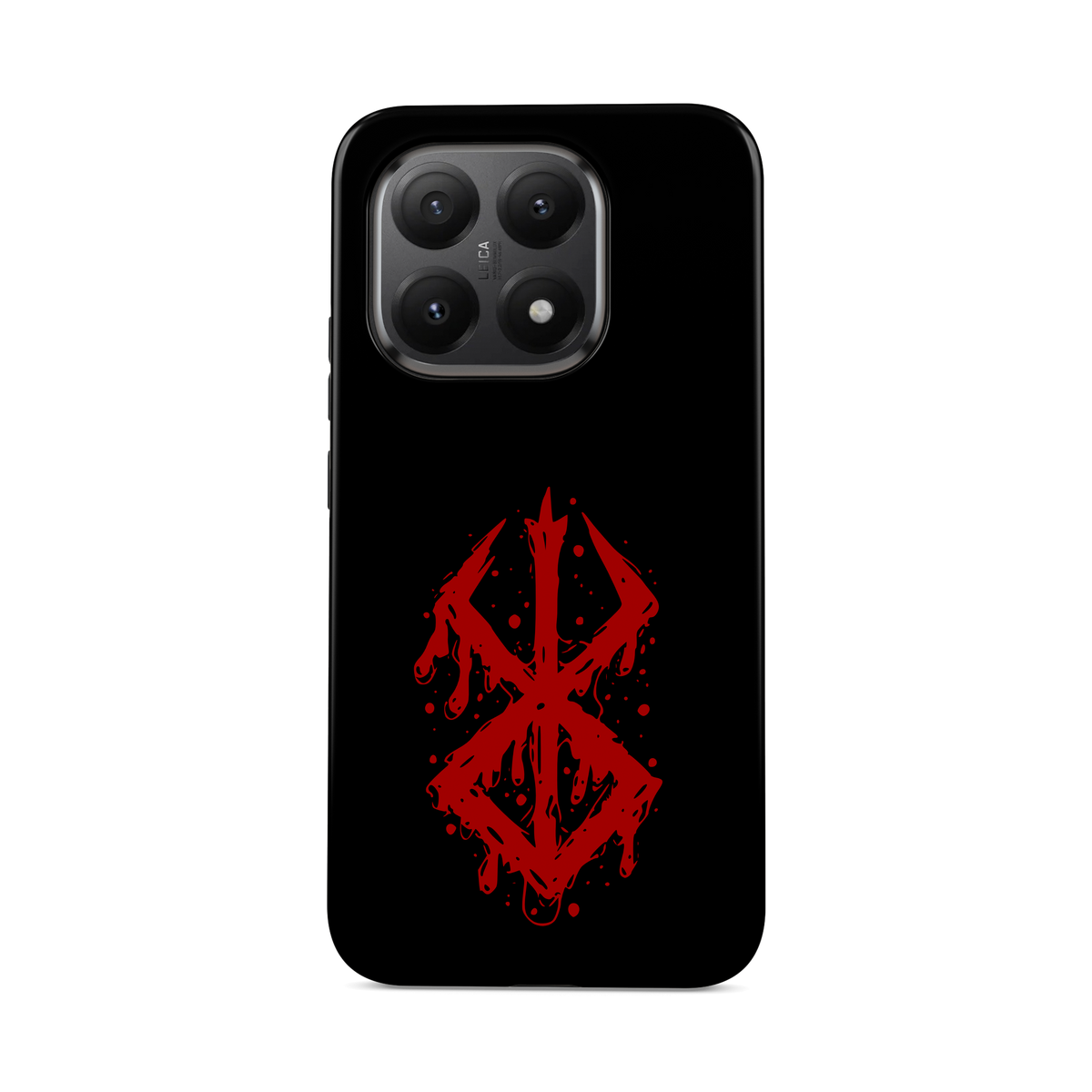 Xiaomi 15T | Brand of Sacrifice: Blood Splatter phone case, front view.
