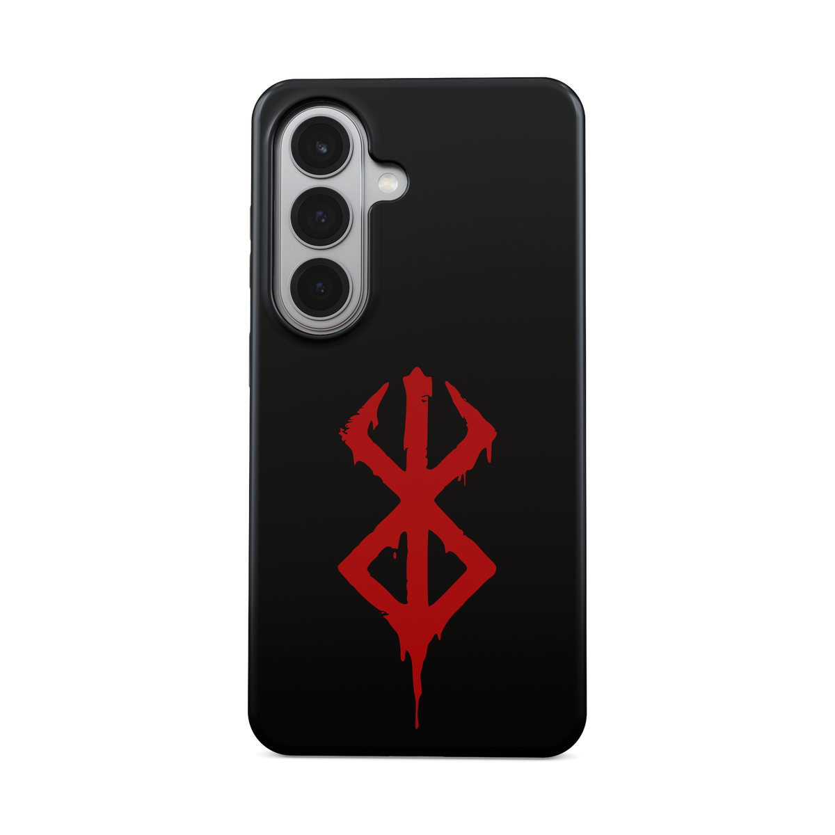 Samsung Galaxy S26 Plus | Brand of Sacrifice: Bloody phone case, front view.
