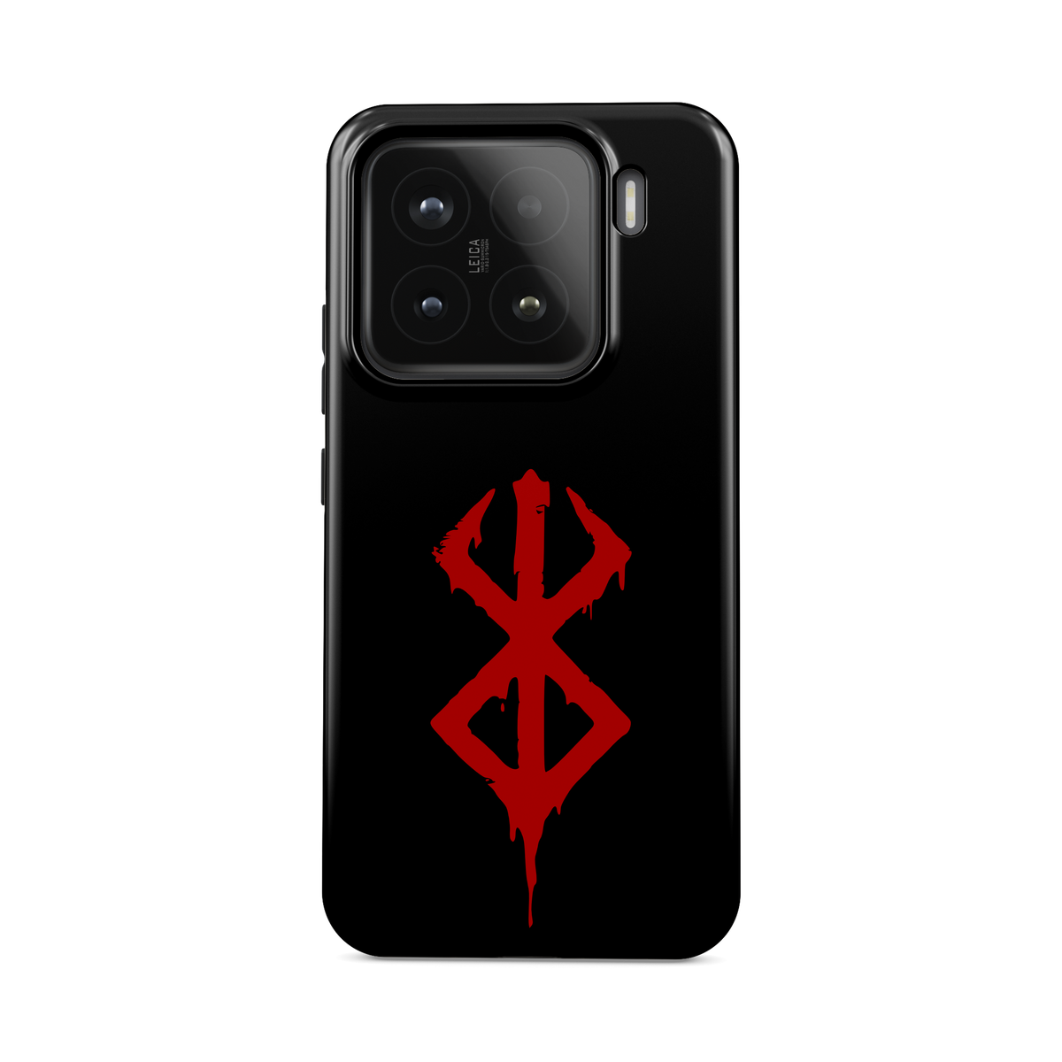Xiaomi 15 | Brand of Sacrifice: Bloody phone case, front view.