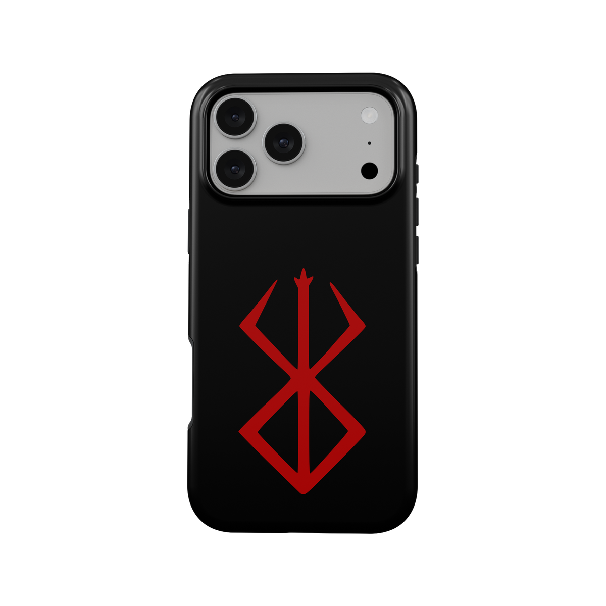 iPhone 17 Pro Max · Marca del Sacrificio: Clásica · Diseño de la funda y acabado brillante