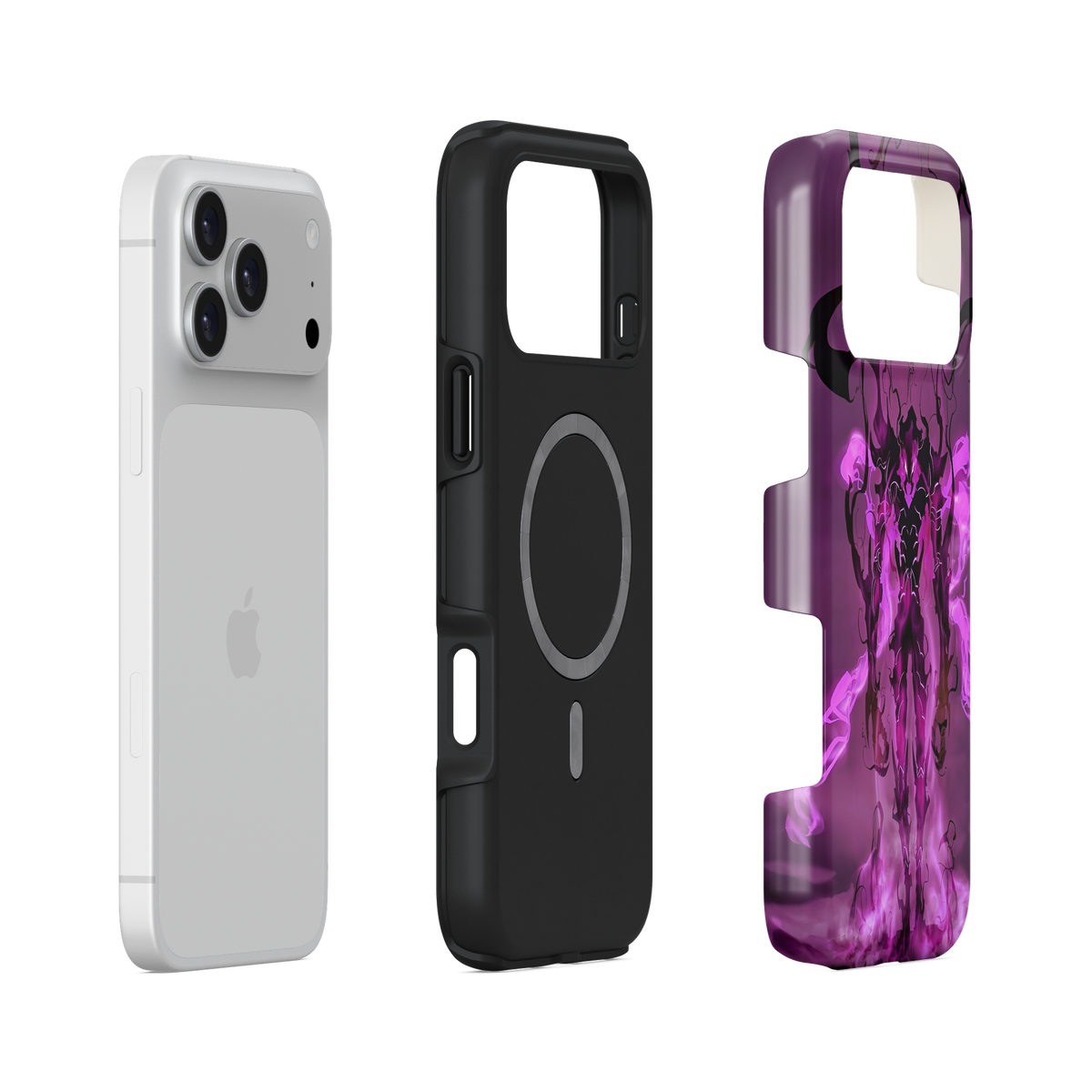 iPhone 17 Pro Max | Aura | Beru phone case, exploded view.