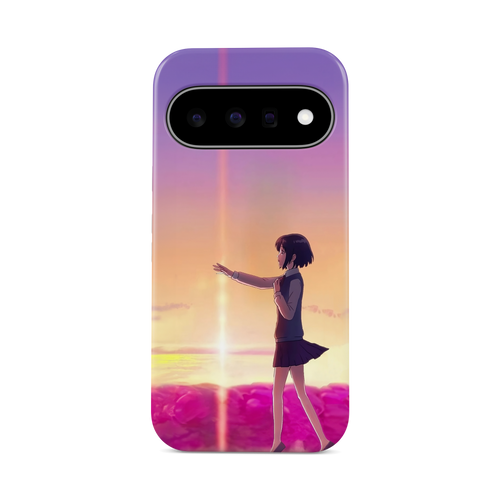 Google Pixel 11 | Chase You | Mitsuha Miyamizu phone case, front view.