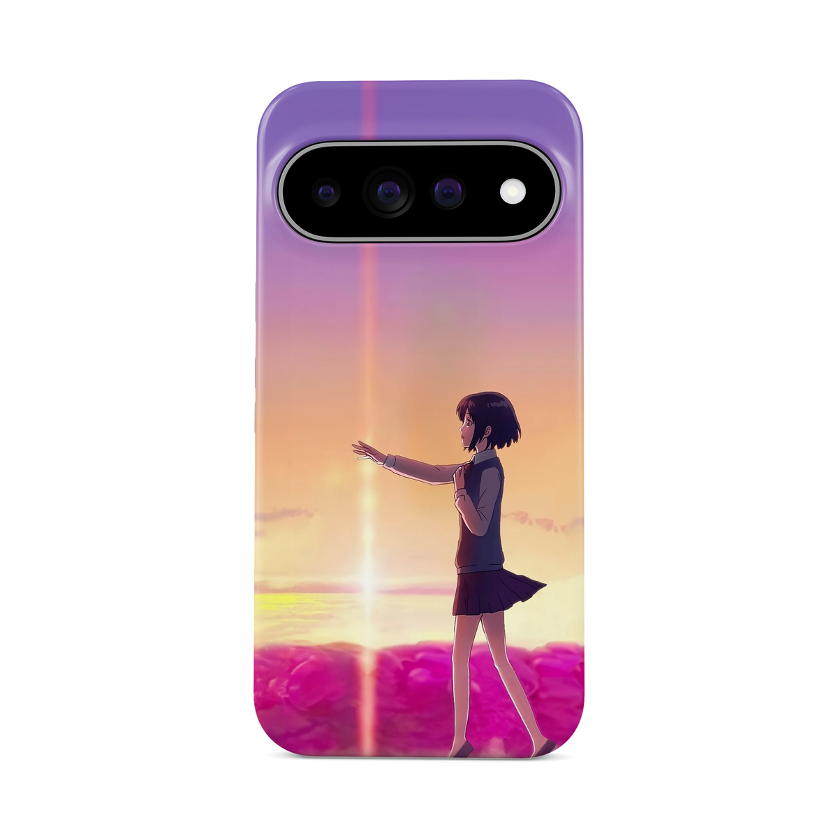 Google Pixel 11 Pro | Chase You | Mitsuha Miyamizu phone case, front view.