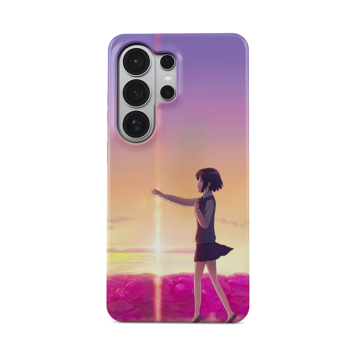 Samsung Galaxy S26 Ultra | Chase You | Mitsuha Miyamizu phone case, front view.