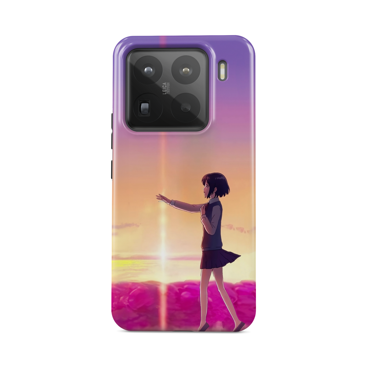 Xiaomi 15 Pro | Chase You | Mitsuha Miyamizu phone case, front view.