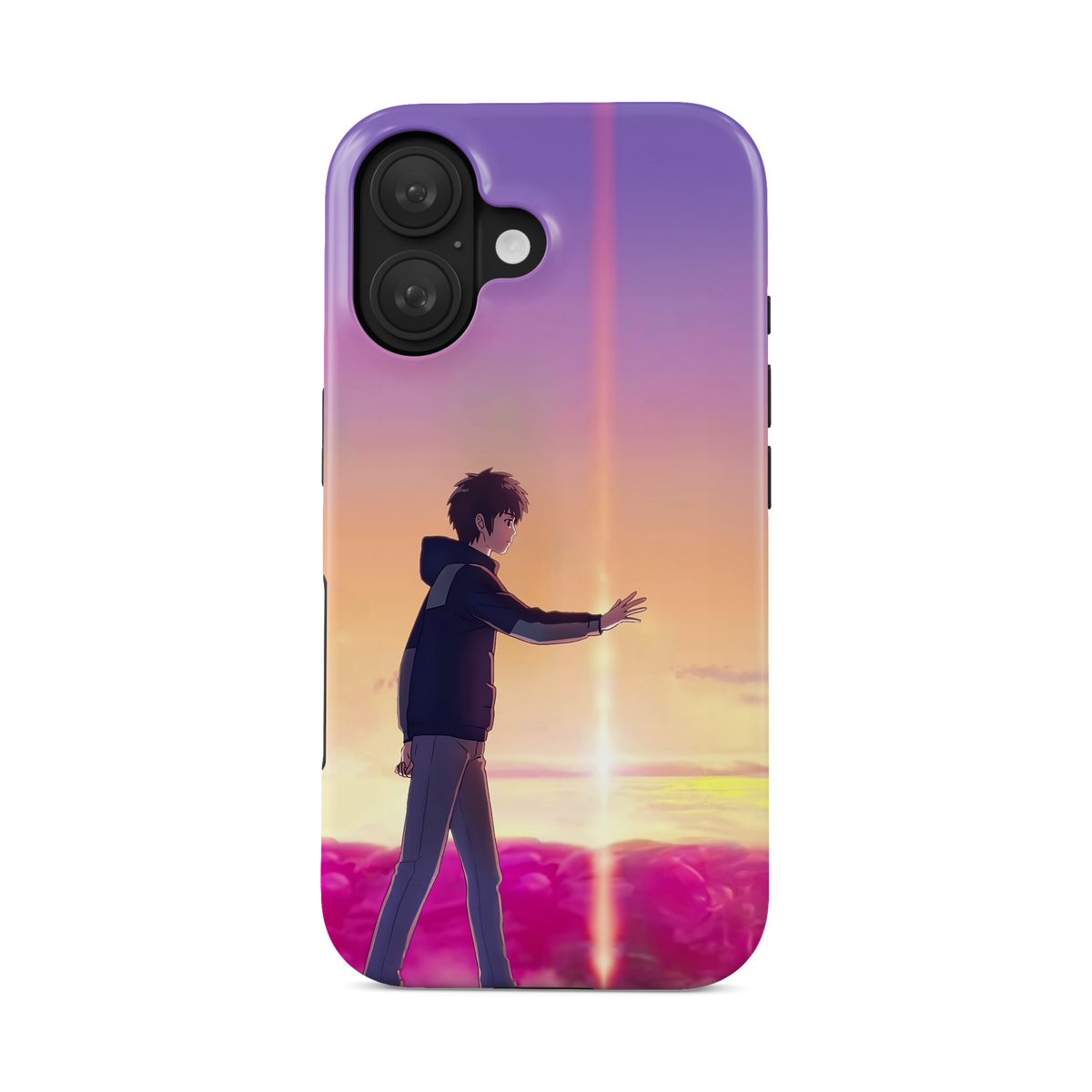 iPhone 16 | Chase You | Taki Tachibana phone case, front view.
