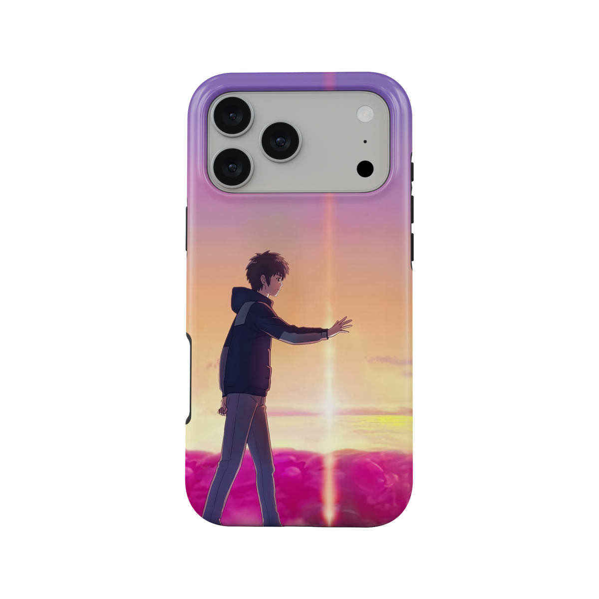 iPhone 17 Pro Max | Chase You | Taki Tachibana phone case, front view.