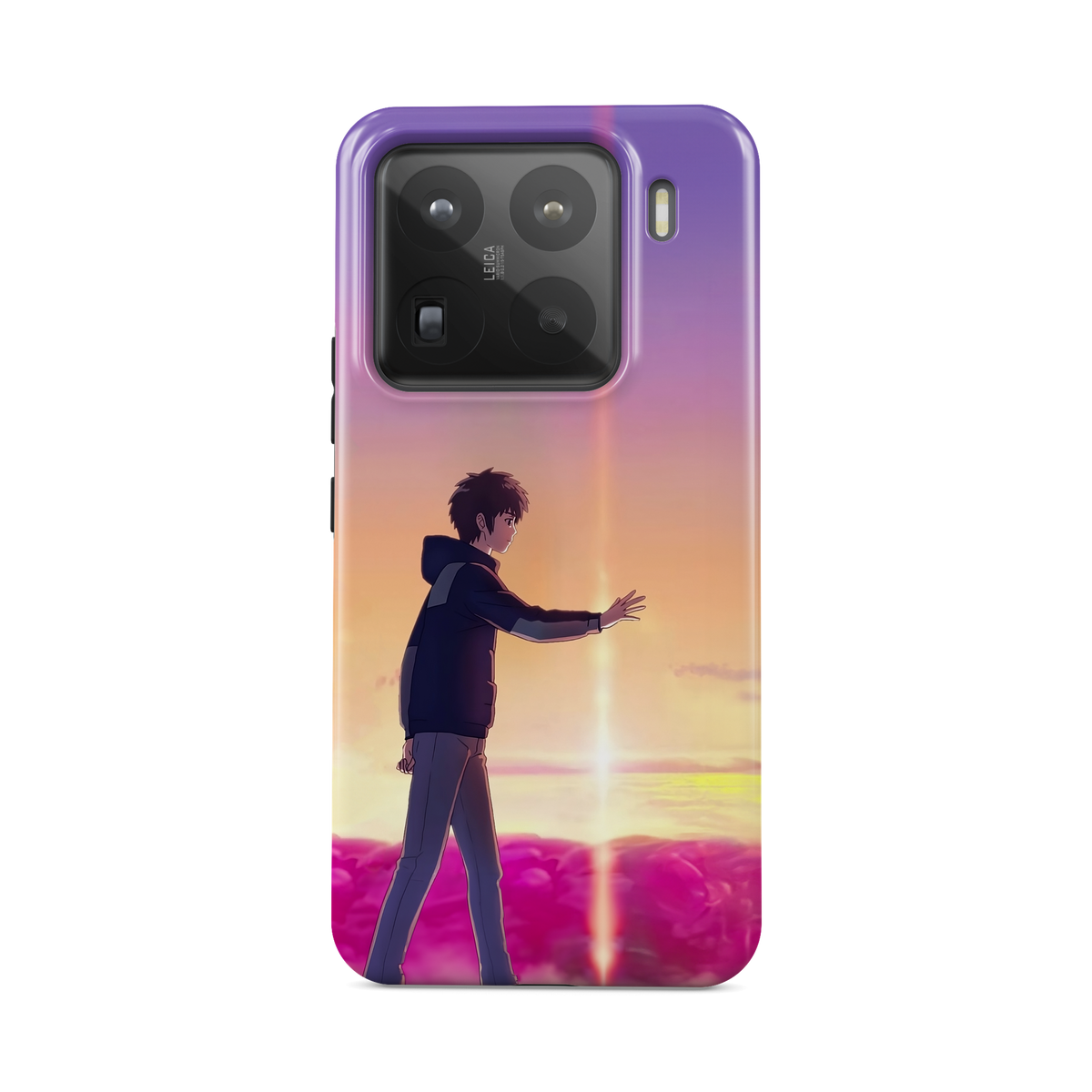 Xiaomi 15 Pro | Chase You | Taki Tachibana phone case, front view.