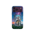 iPhone 18 Pro | Funda Cruzando la puerta | Suzume x Sota, vista frontal.