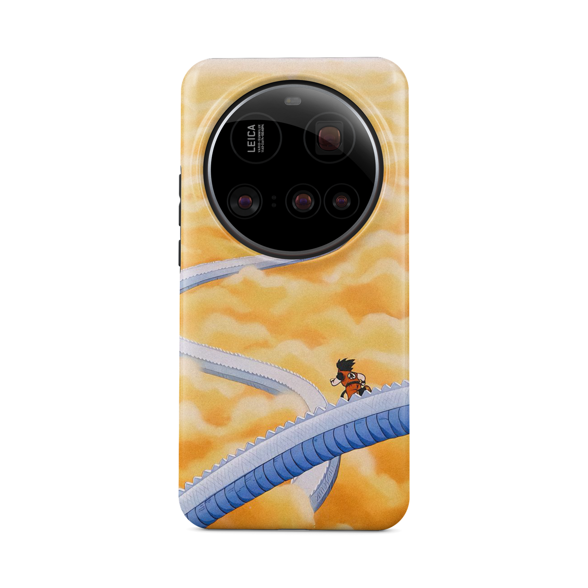 Xiaomi 15 Ultra | Stairs | Son Goku phone case, front view.