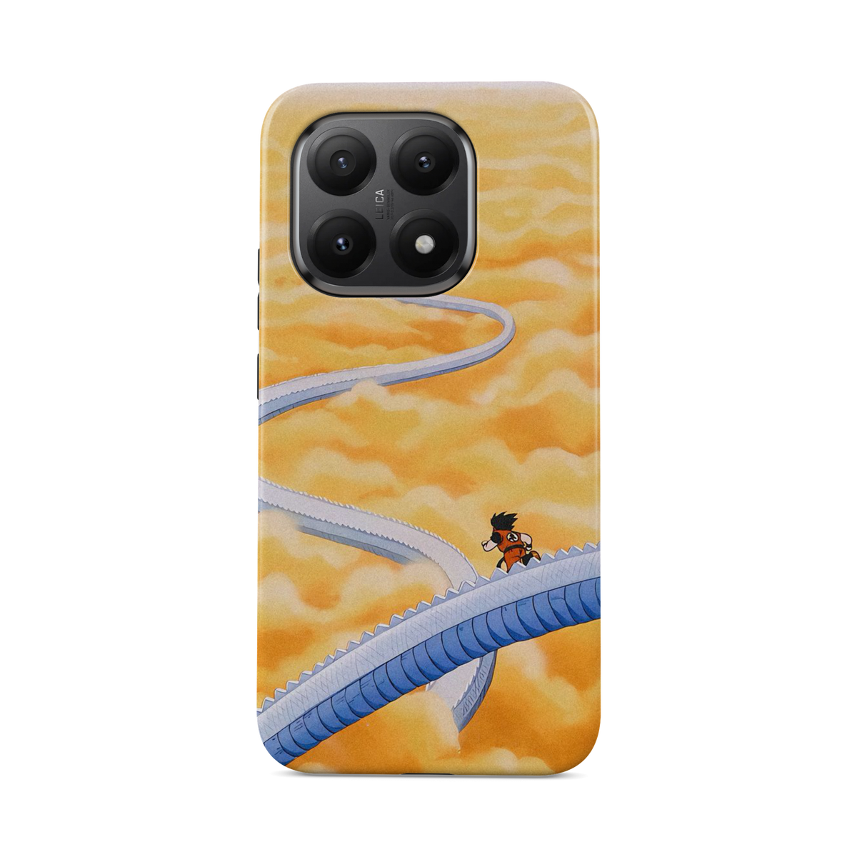 Xiaomi 15T | Stairs | Son Goku phone case, front view.