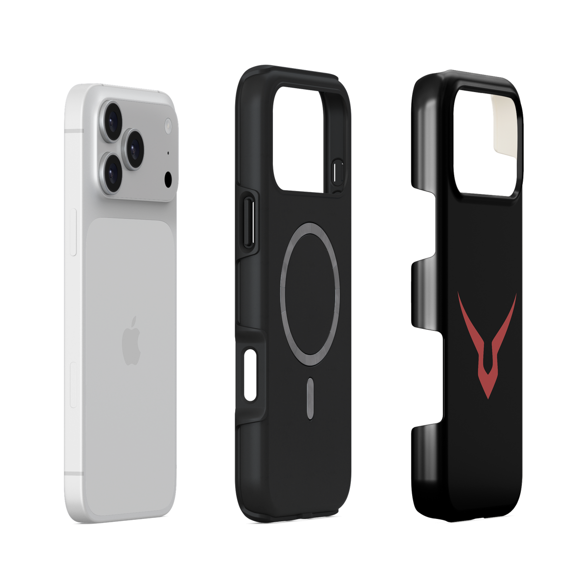 iPhone 17 Pro Max | Geass Symbol phone case, exploded view.
