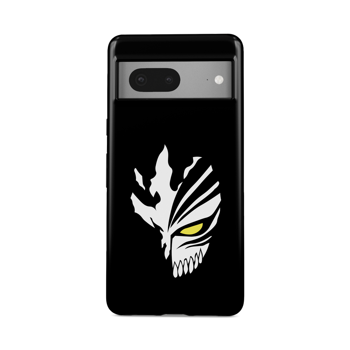 Google Pixel 7A | Semi Hollow Mask | Ichigo Kurosaki phone case, front view.