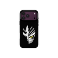 iPhone 18 Pro | Semi Hollow Mask | Ichigo Kurosaki phone case, front view.