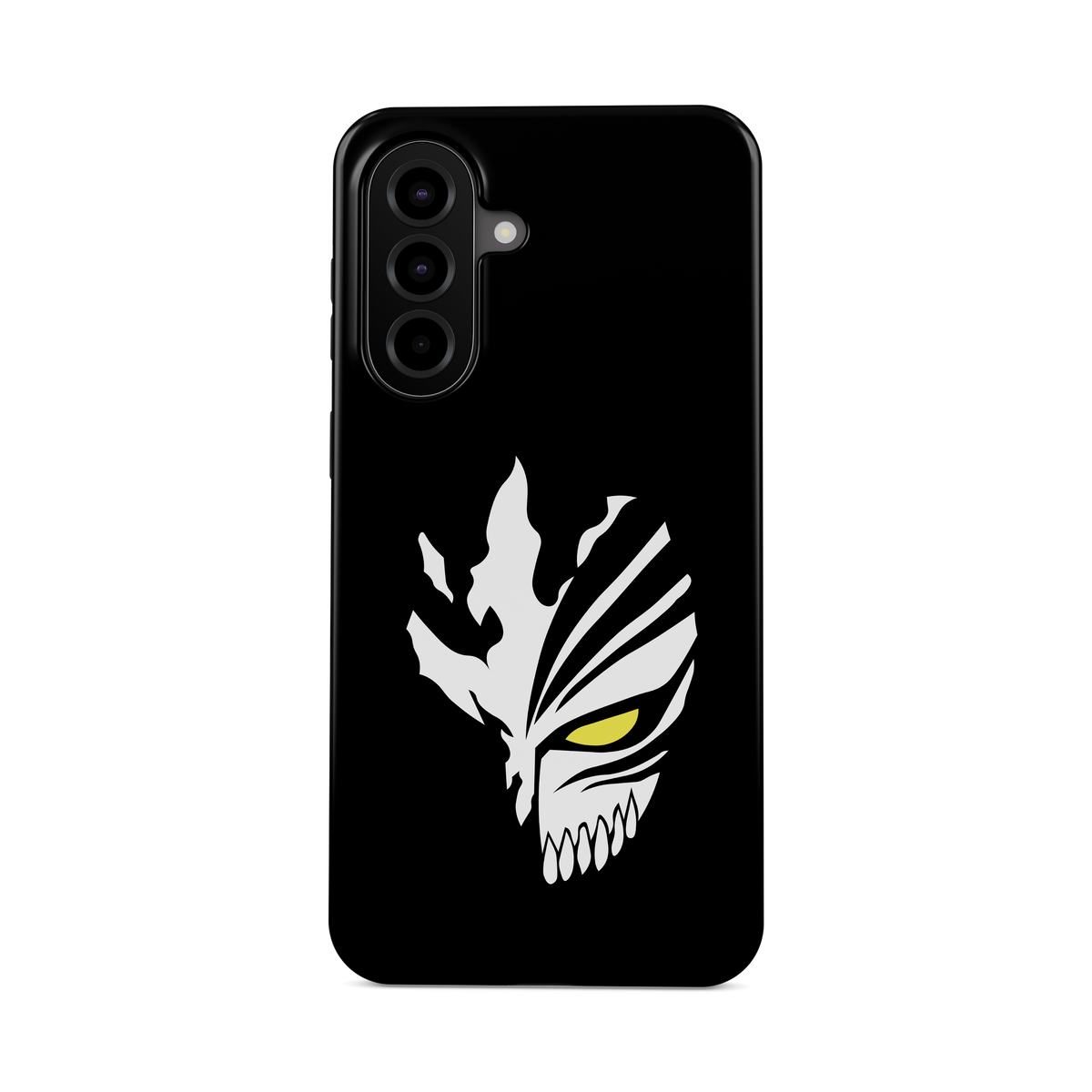 Samsung Galaxy A37 | Semi Hollow Mask | Ichigo Kurosaki phone case, front view.