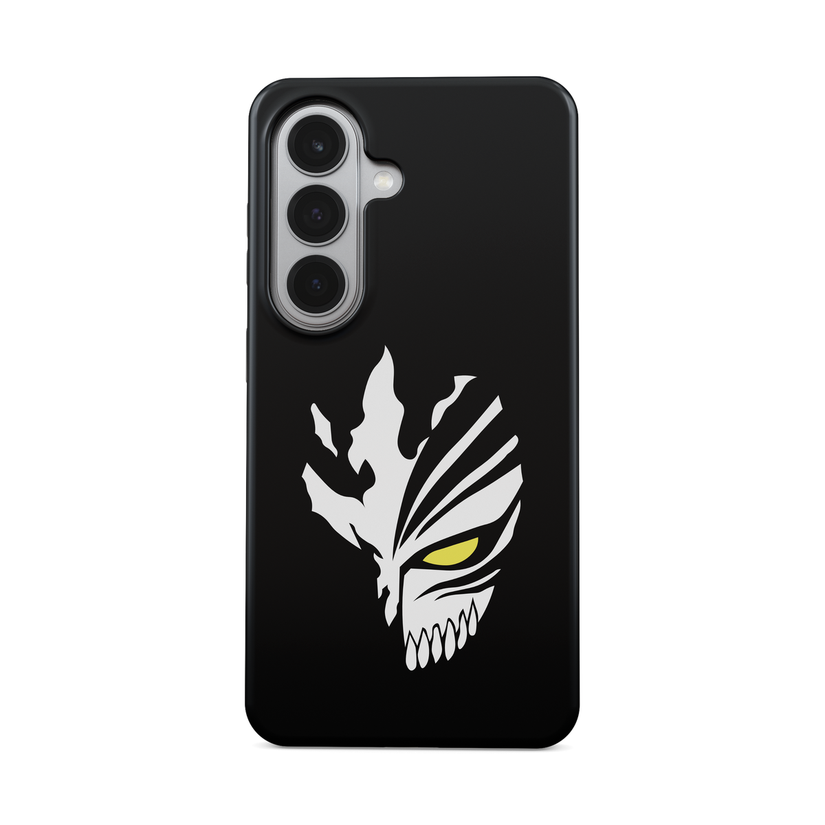 Samsung Galaxy S26 Plus | Semi Hollow Mask | Ichigo Kurosaki phone case, front view.