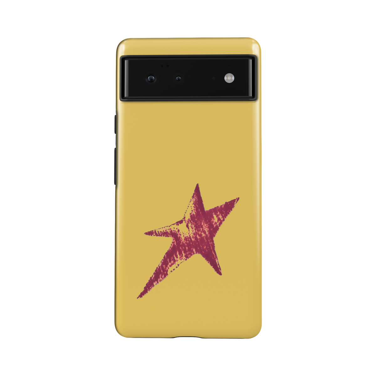 Google Pixel 6A | Joestar Birthmark phone case, front view.