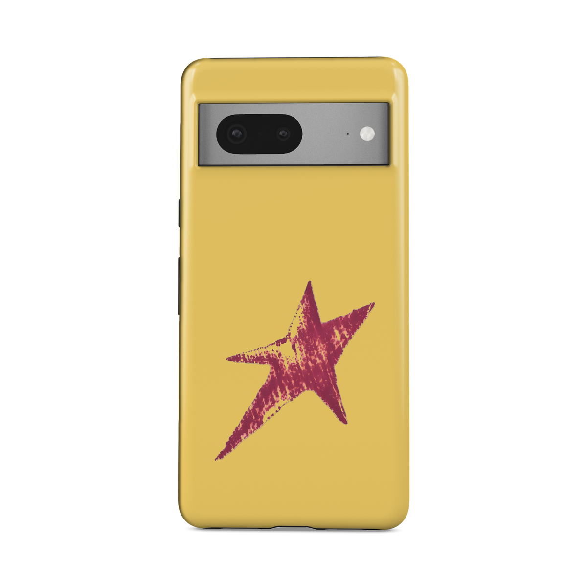Google Pixel 7A | Joestar Birthmark phone case, front view.