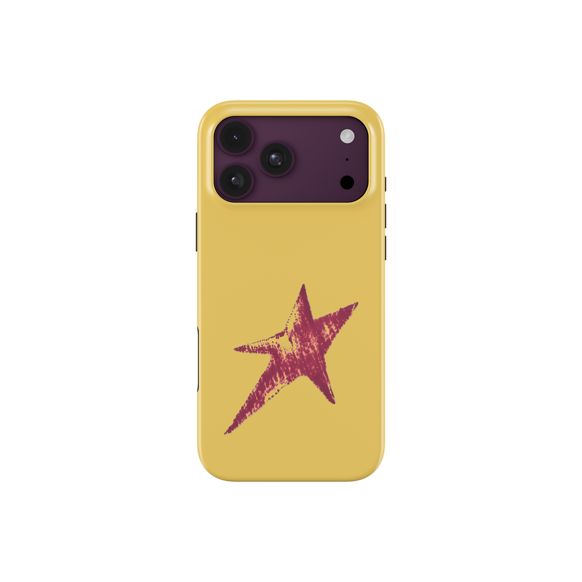 iPhone 18 Pro | Joestar Birthmark phone case, front view.