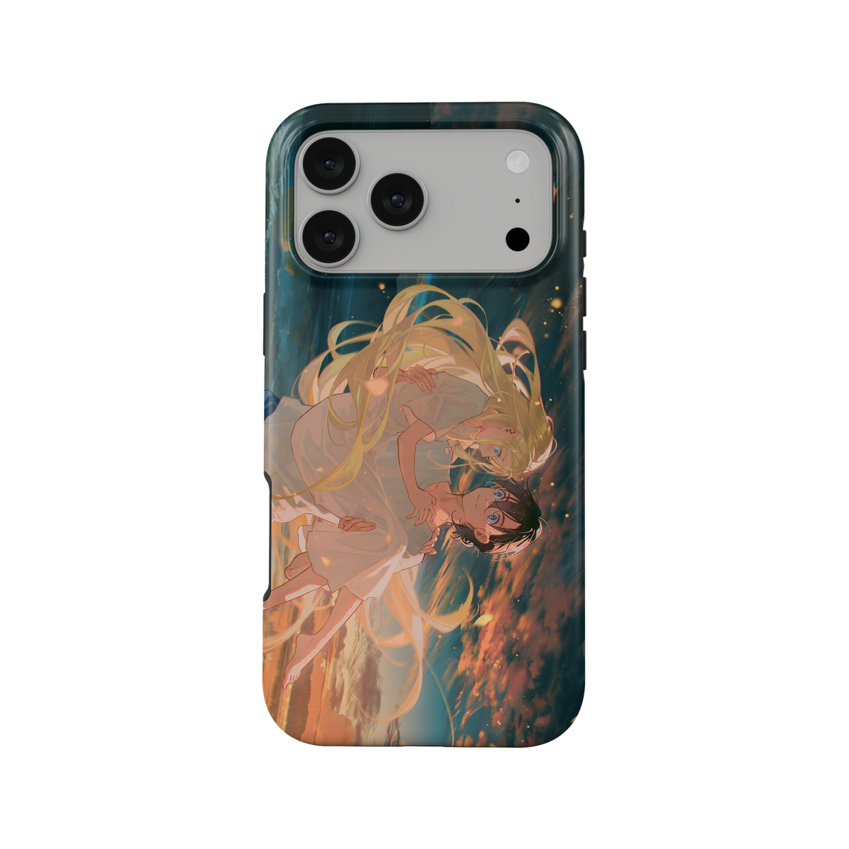 iPhone 17 Pro Max | Enjoying the Beach | Ushio x Shinpei phone case, front view.