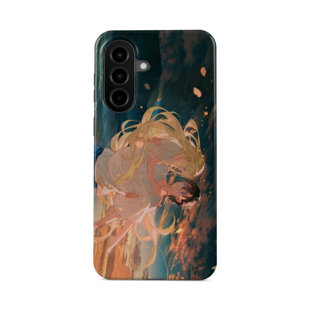 Samsung Galaxy A37 | Enjoying the Beach | Ushio x Shinpei phone case, front view.