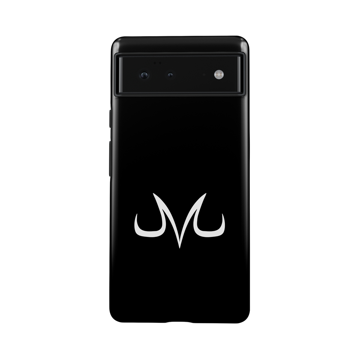 Google Pixel 6A | Majin Symbol | Vegeta phone case, front view.