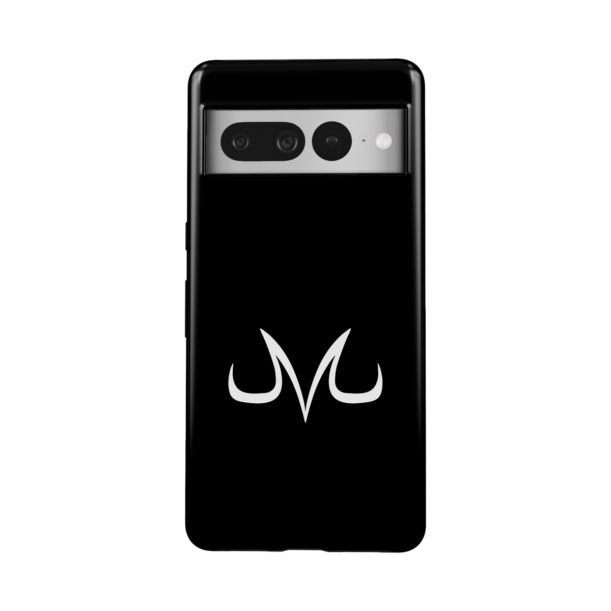 Google Pixel 7 Pro | Majin Symbol | Vegeta phone case, front view.