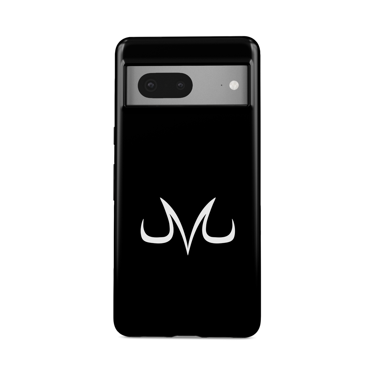 Google Pixel 7A | Majin Symbol | Vegeta phone case, front view.