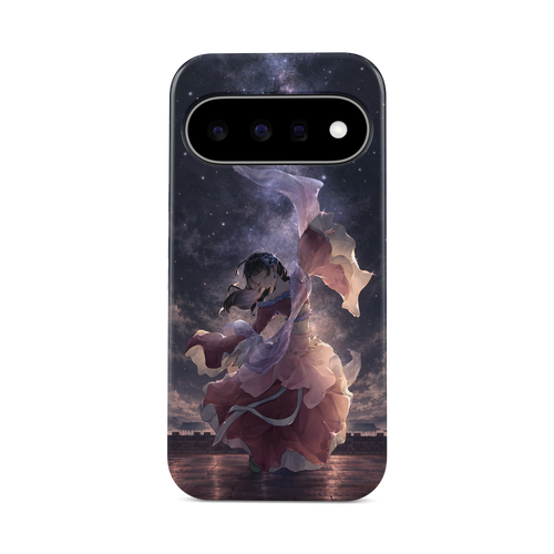 Google Pixel 11 | Dancing Under the Stars | Maomao phone case, front view.