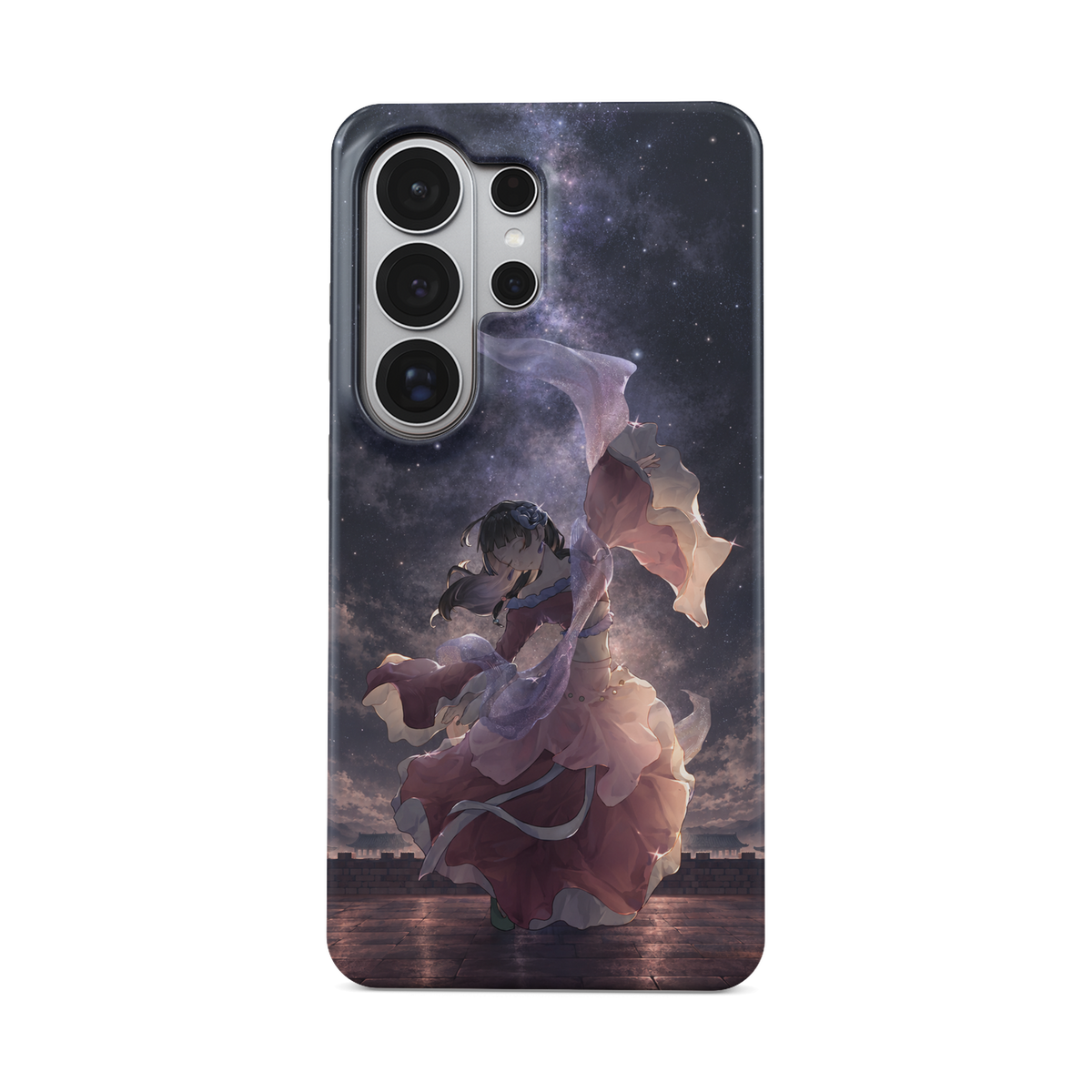 Samsung Galaxy S26 Ultra | Dancing Under the Stars | Maomao phone case, front view.