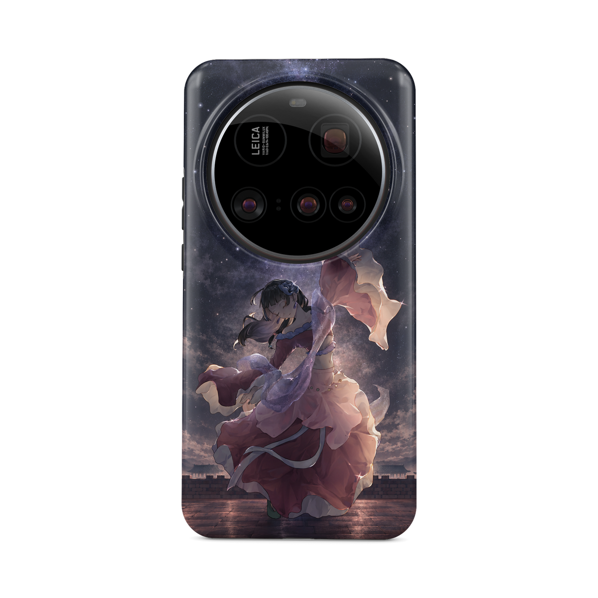 Xiaomi 15 Ultra | Dancing Under the Stars | Maomao phone case, front view.