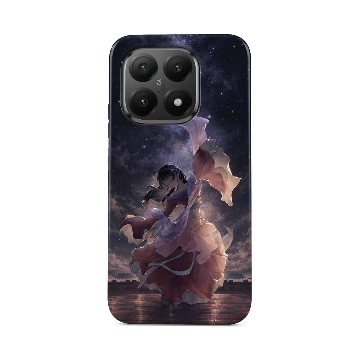 Xiaomi 15T | Dancing Under the Stars | Maomao phone case, front view.