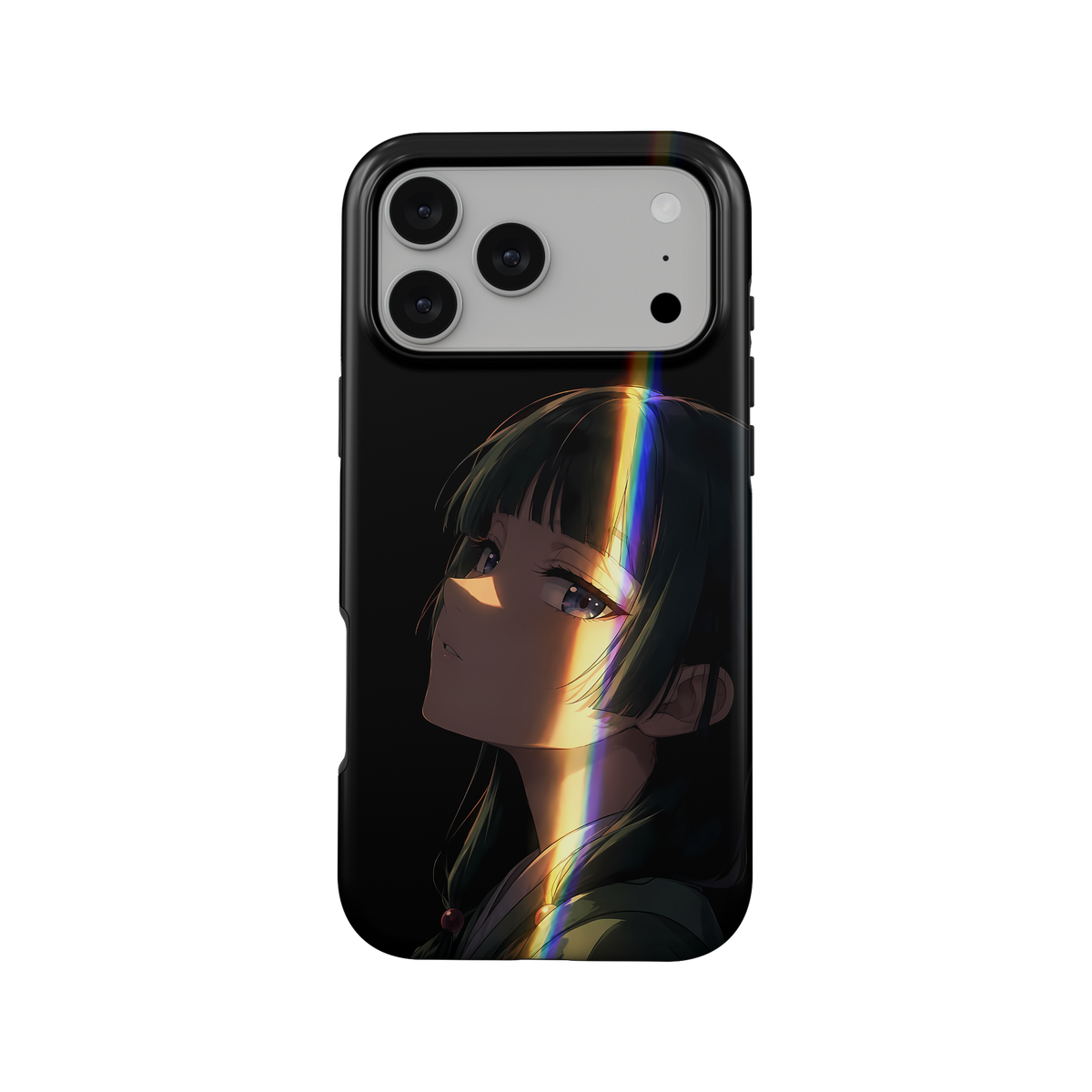 iPhone 17 Pro Max | In the Dark | Maomao phone case, front view.