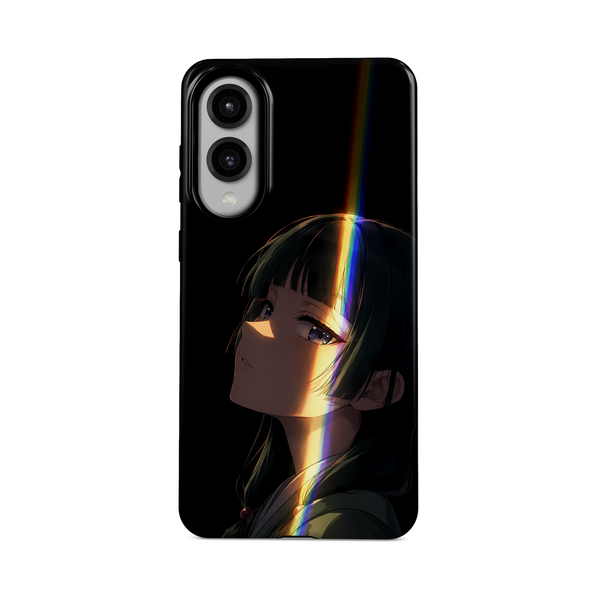 Samsung Galaxy S25 Edge | In the Dark | Maomao phone case, front view.