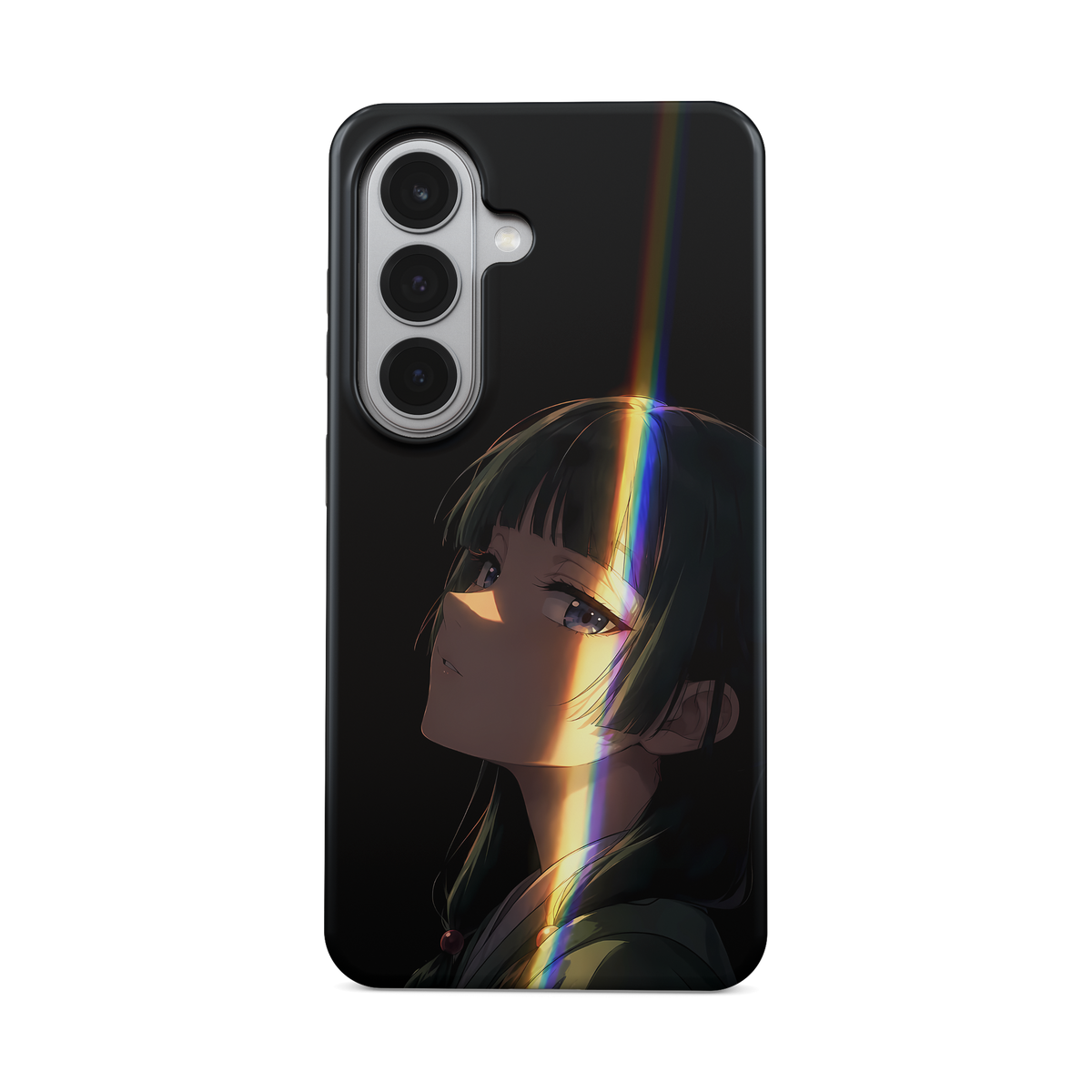 Samsung Galaxy S26 | In the Dark | Maomao phone case, front view.