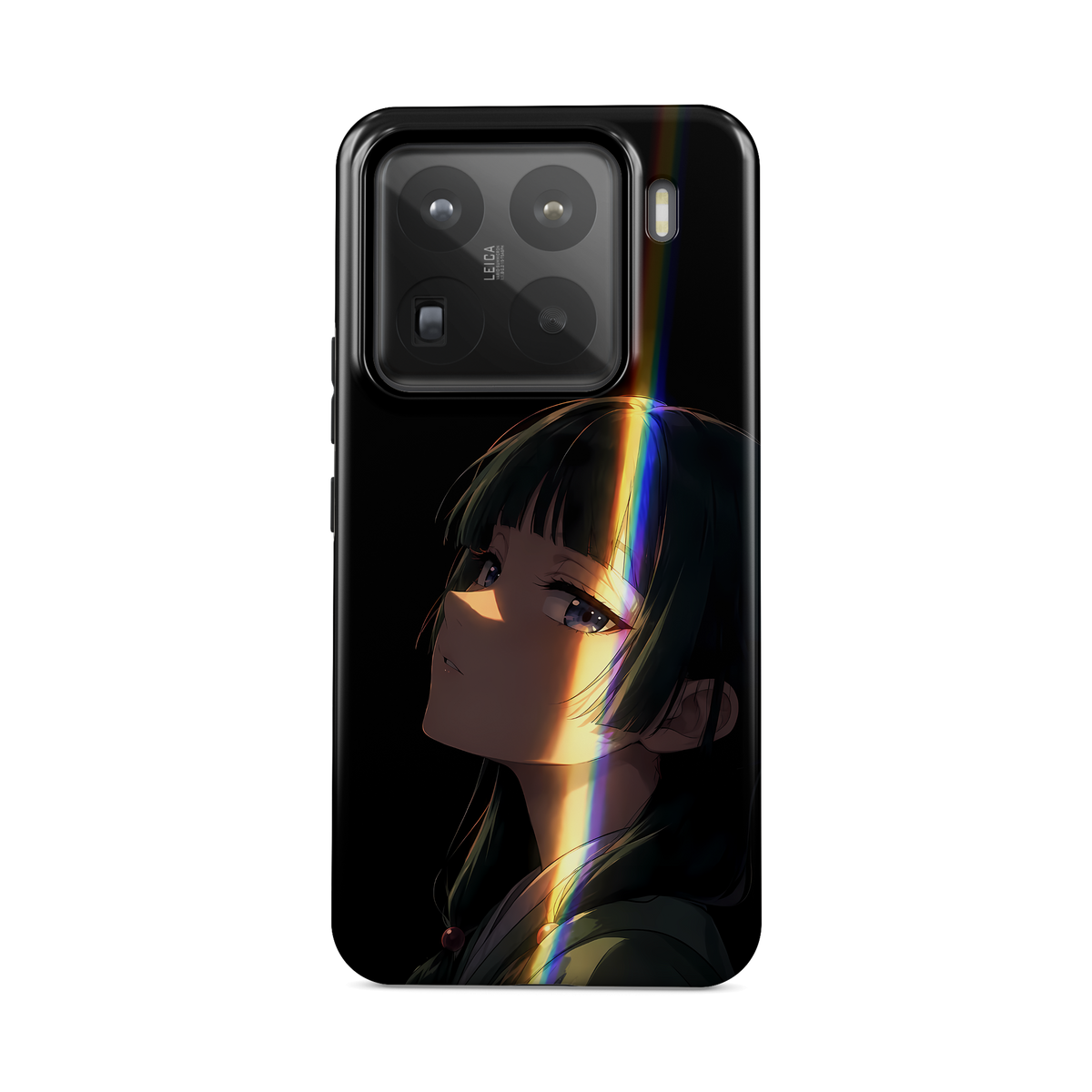 Xiaomi 15 Pro | In the Dark | Maomao phone case, front view.