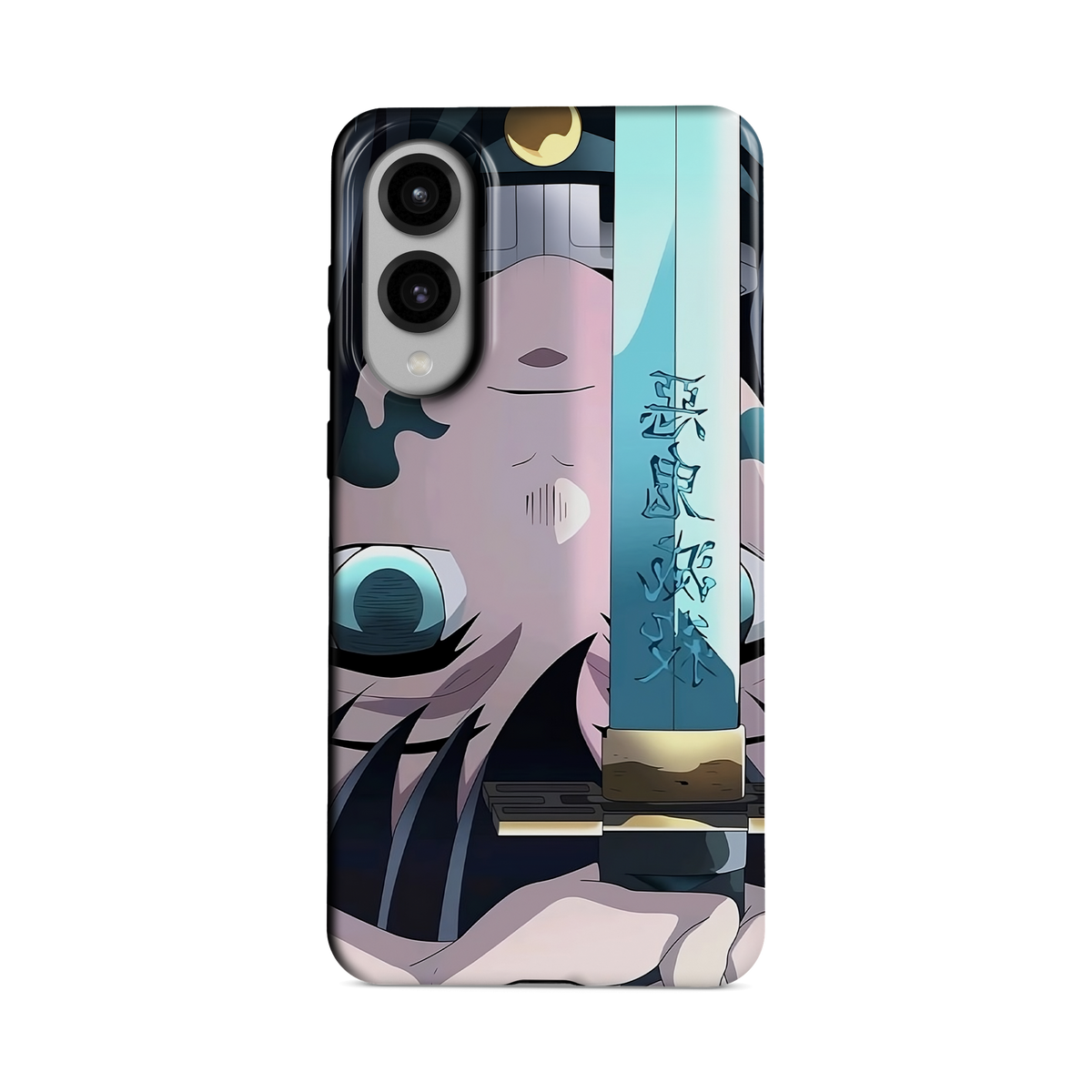 Samsung Galaxy S25 Edge | Inverted Marks | Muichiro Tokito phone case, front view.