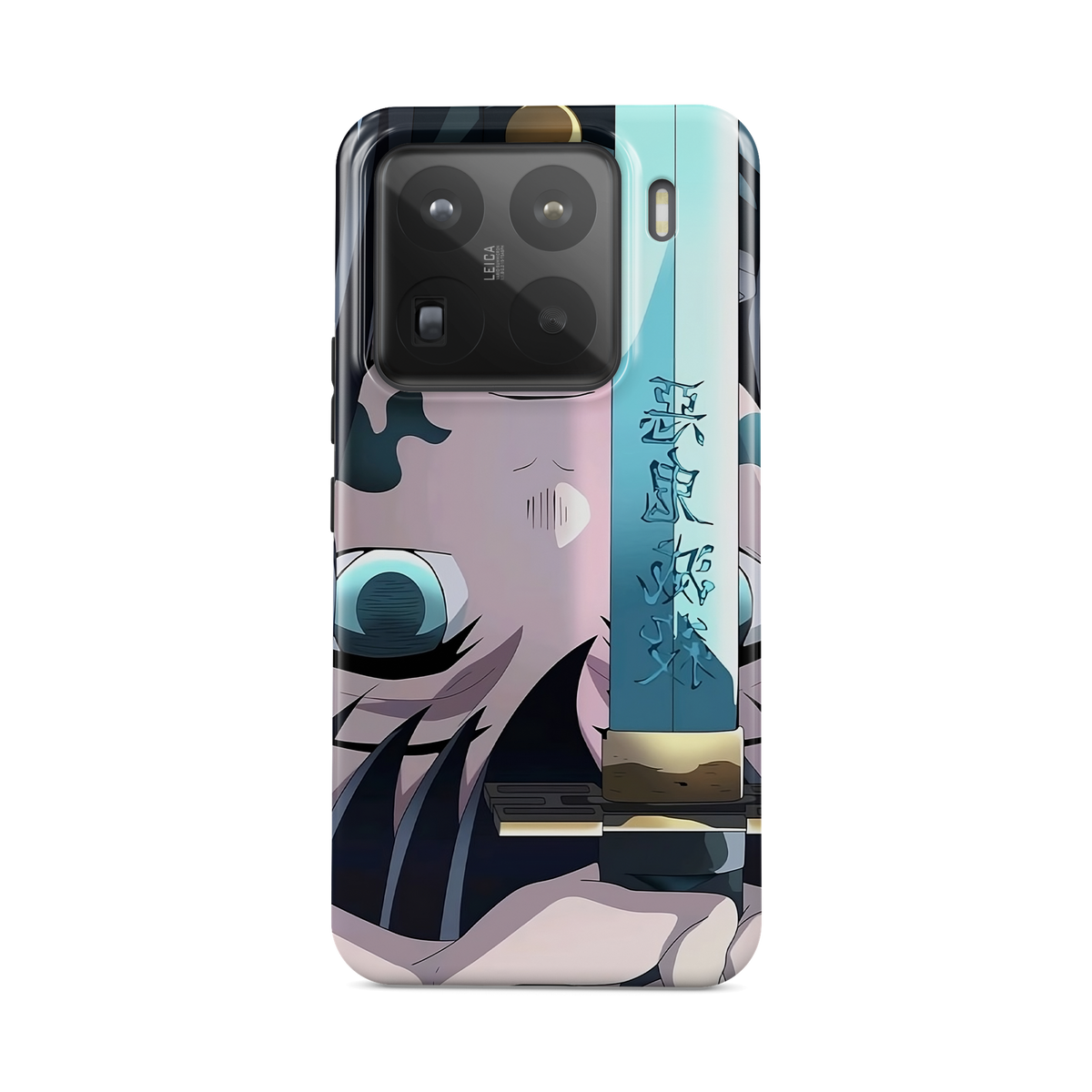Xiaomi 15 Pro | Inverted Marks | Muichiro Tokito phone case, front view.