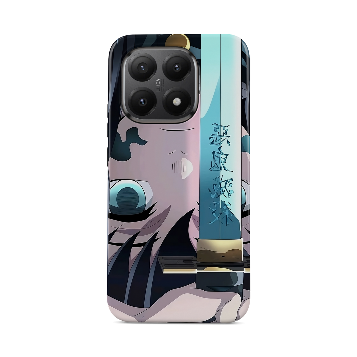 Xiaomi 15T | Inverted Marks | Muichiro Tokito phone case, front view.