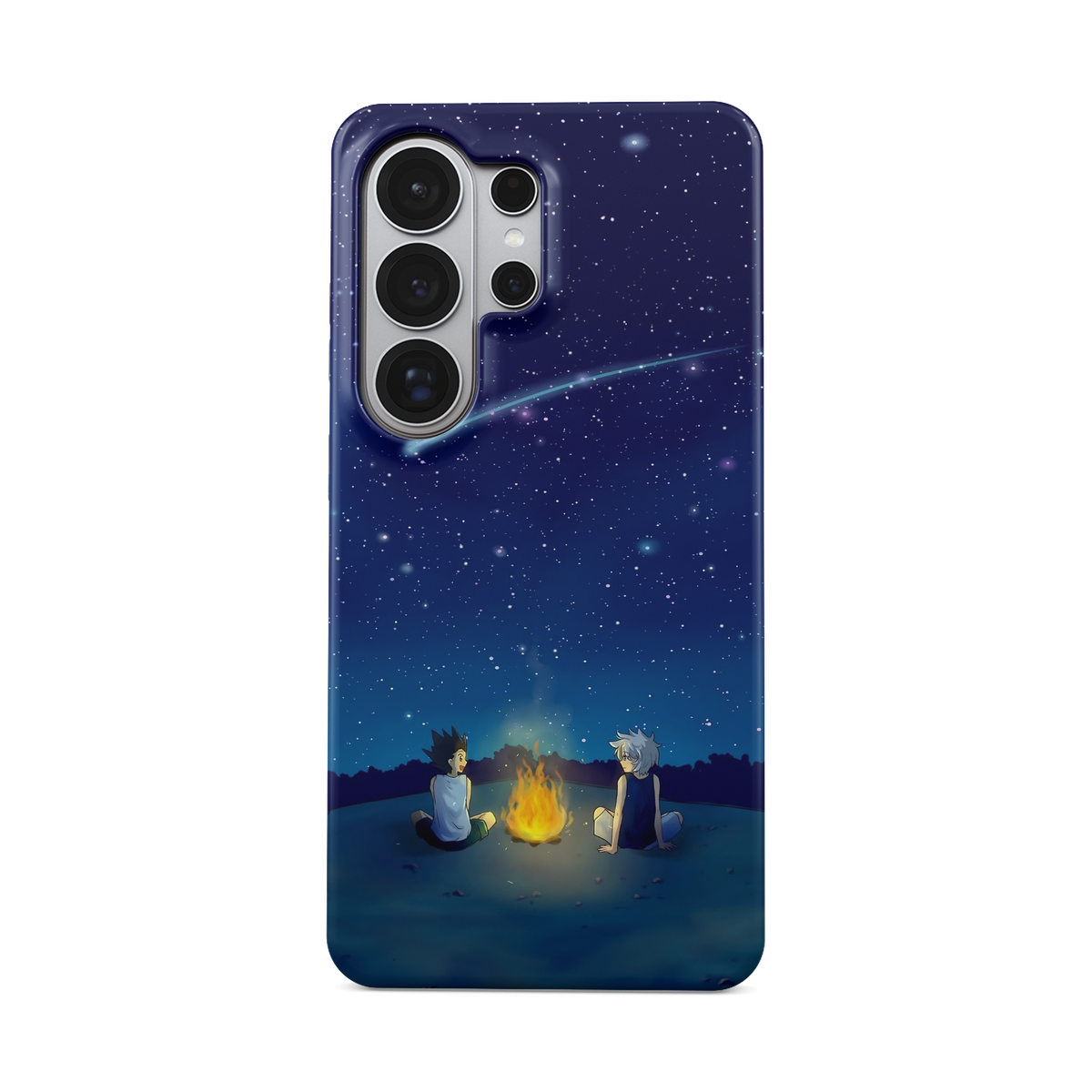 Samsung Galaxy S26 Ultra | Stargazing | Gon Freecss x Killua Zoldyck phone case, front view.