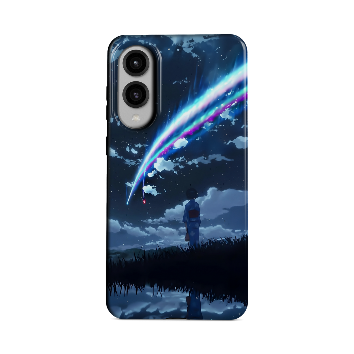 Samsung Galaxy S25 Edge | Stargazing | Mitsuha Miyamizu phone case, front view.