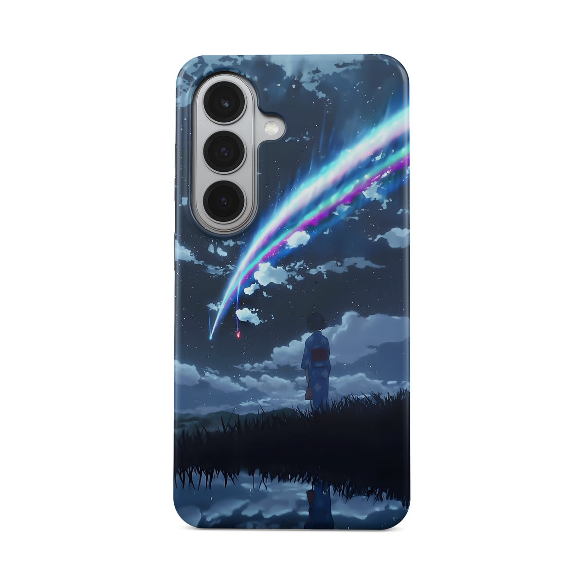 Samsung Galaxy S26 | Stargazing | Mitsuha Miyamizu phone case, front view.