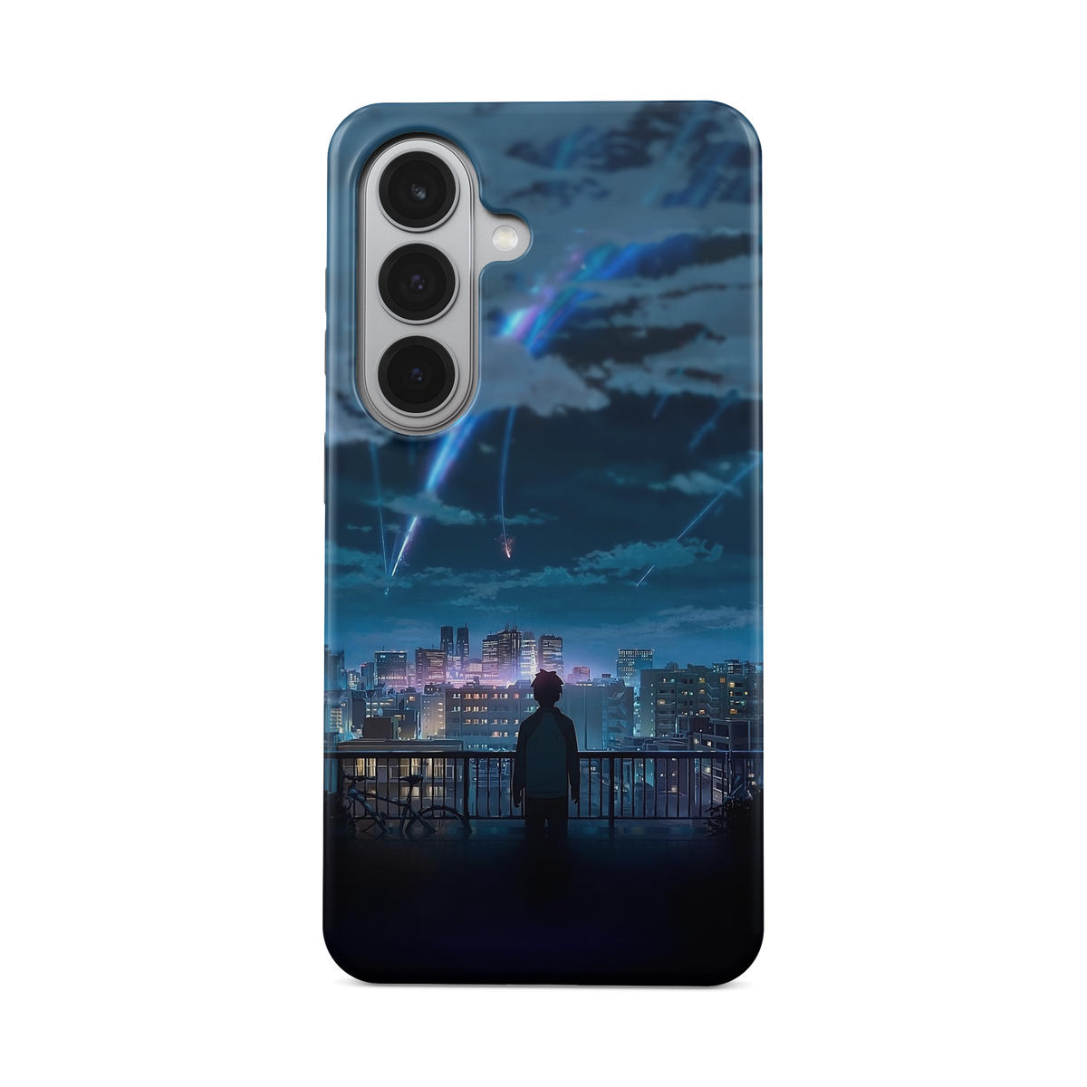 Samsung Galaxy S26 Plus | Stargazing | Taki Tachibana phone case, front view.