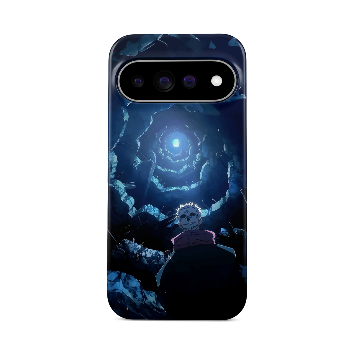 Google Pixel 11 Pro XL | Under the Moon | Ryomen Sukuna phone case, front view.