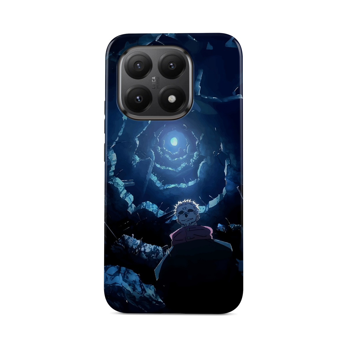 Xiaomi 15T | Under the Moon | Ryomen Sukuna phone case, front view.